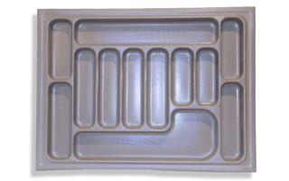 تفکیک کننده جای قاشق و چنگال ABS - 49x66 طوسی